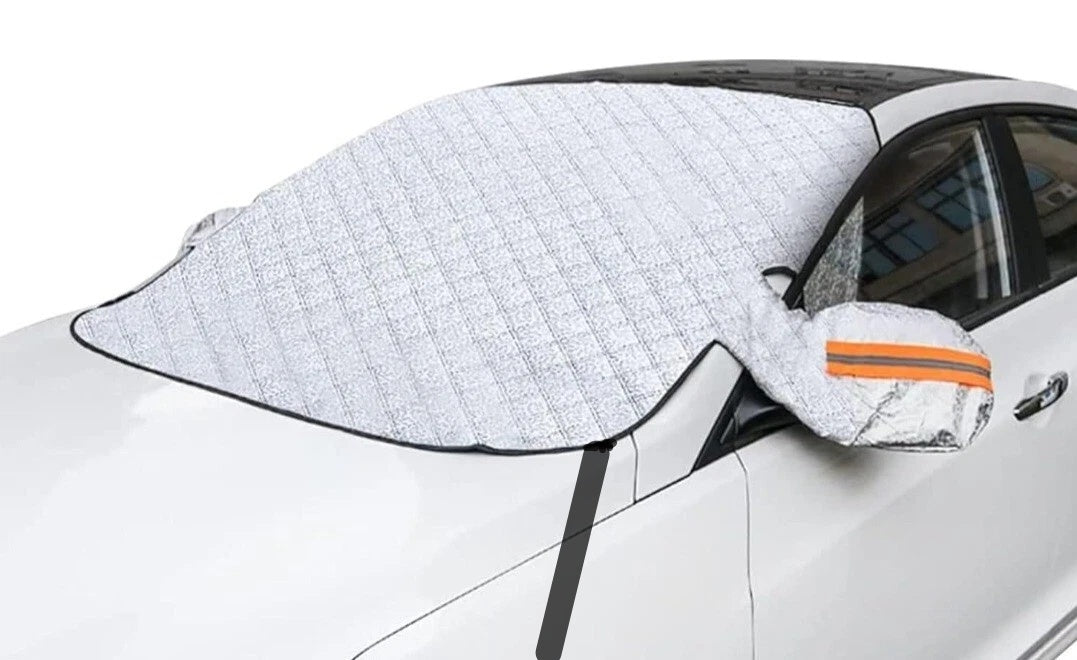 ❄️☀️ Premium Auto-Windschutzscheibenabdeckung – Ganzjahresschutz in Sekunden
