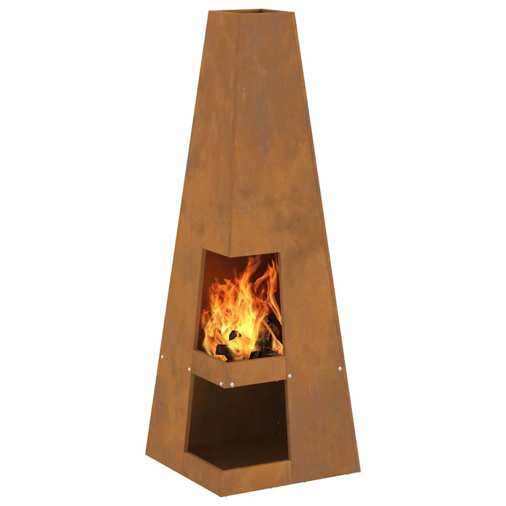 Feuerschale Garten – Wetterfest aus Stahl, 35/50 cm