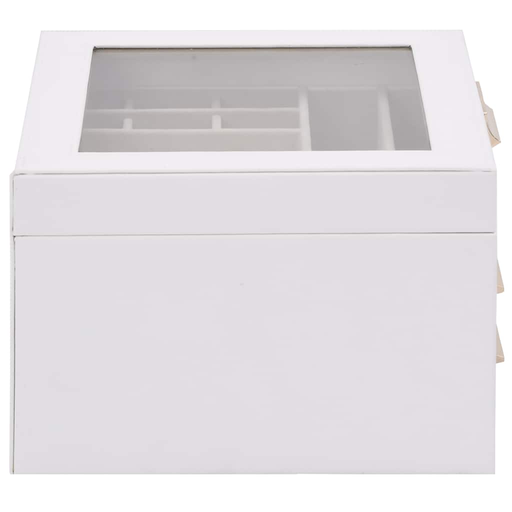 Luxus Schmuckkästchen mit 3 Ebenen – Elegante Schmuckbox mit Schubladen, Samt-Innenfutter & Ringhaltern