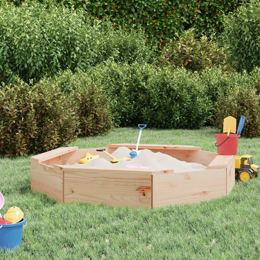 🏖️ HOLZ-SANDBOX – Natürlicher Sandkasten aus massivem Kiefernholz