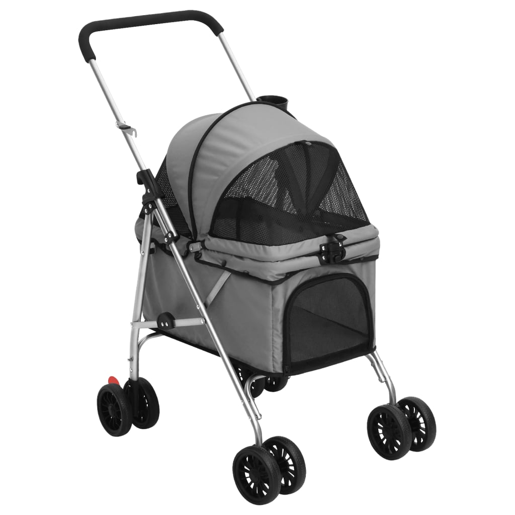 Hunde-Buggy faltbar – Komfortabler Tierwagen für Hunde & Katzen, leicht & sicher (bis 15 kg)