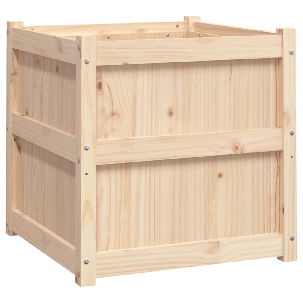 🌲 PINE CUBE PLANTER – Massiver Holz-Pflanzkasten für Garten, Balkon & Terrasse
