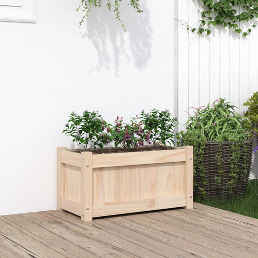 🌱 WOODLINE PLANTER – Natürlicher Holz-Pflanzkasten für Garten, Balkon & Terrasse