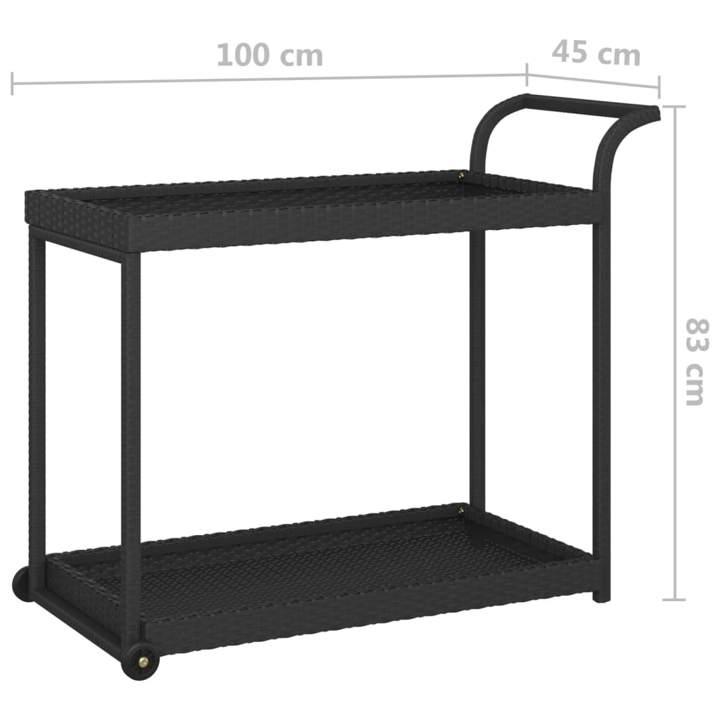 Multifunktionaler Servierwagen – 3 Ebenen, Ausziehbar & Mobil, Ideal für Küche, Wohnzimmer & Terrasse