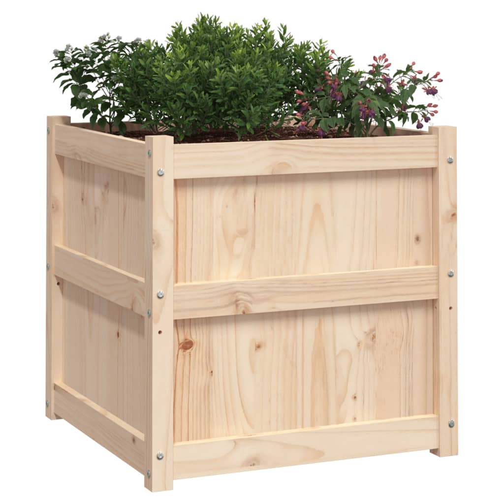 🌲 PINE CUBE PLANTER – Massiver Holz-Pflanzkasten für Garten, Balkon & Terrasse
