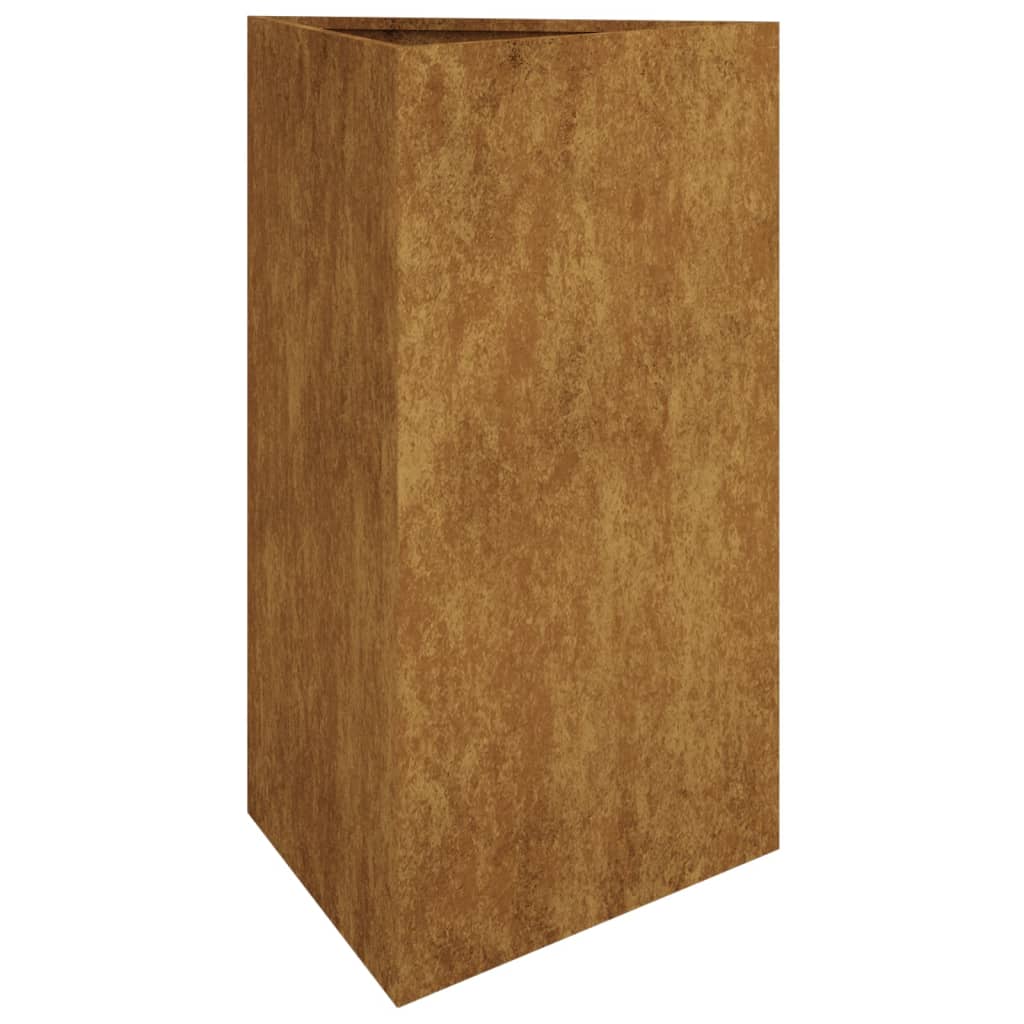 🪴 CORTEN DESIGN PLANTER – Edler Pflanzkübel aus wetterfestem Cortenstahl
