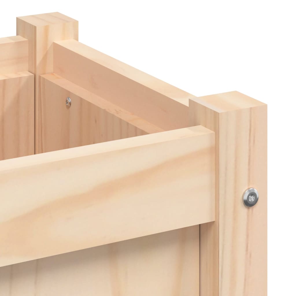 🌱 WOODLINE PLANTER – Natürlicher Holz-Pflanzkasten für Garten, Balkon & Terrasse