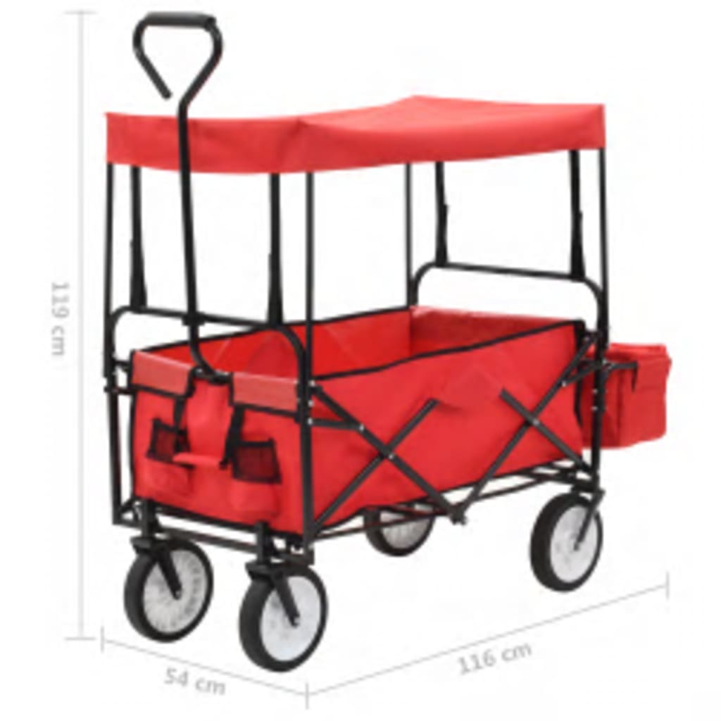 🛒 FOLD & GO HANDWAGEN – Faltbarer Transportwagen mit 75 kg Tragkraft