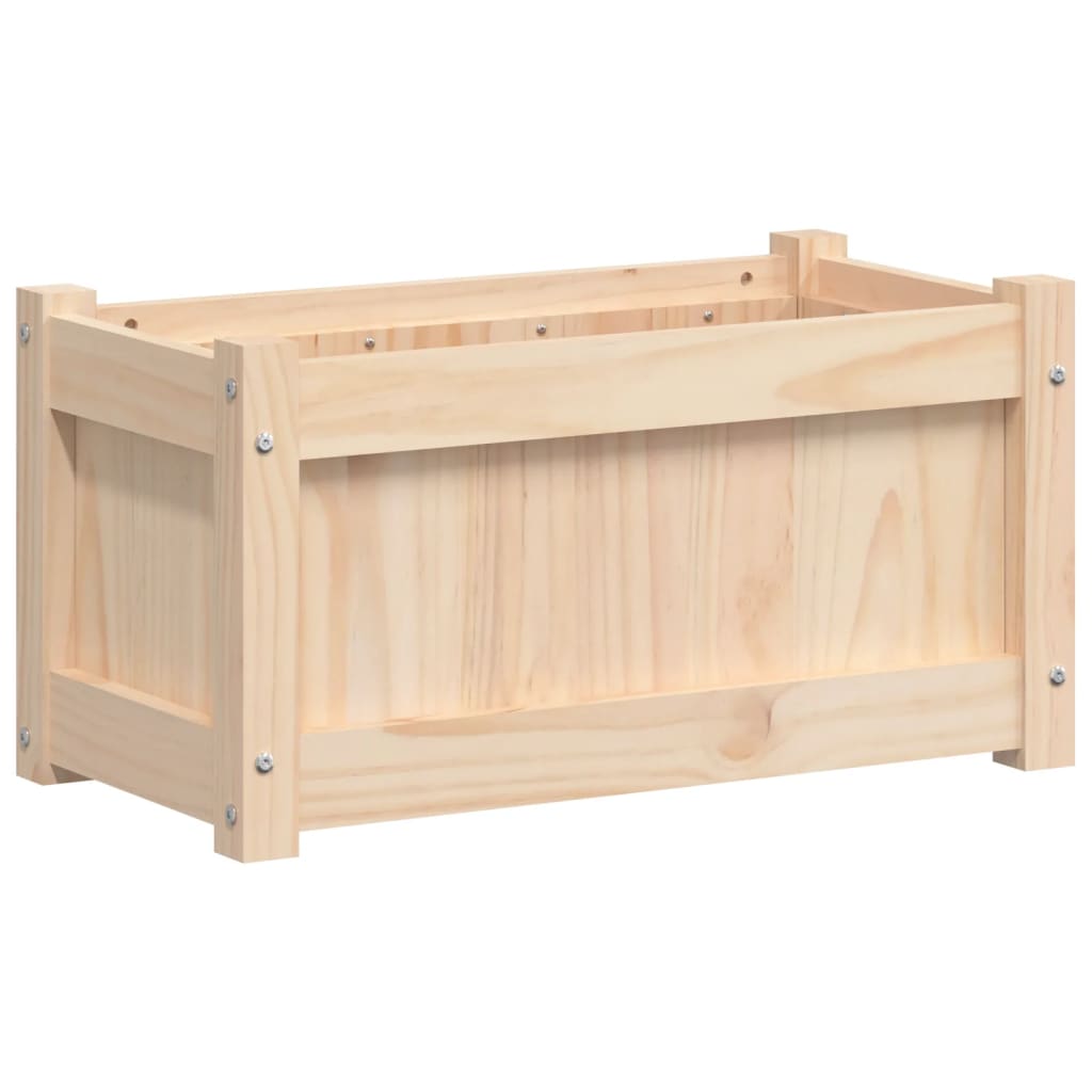 🌱 WOODLINE PLANTER – Natürlicher Holz-Pflanzkasten für Garten, Balkon & Terrasse