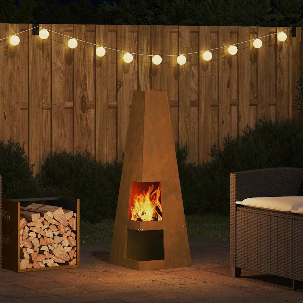 Feuerschale Garten – Wetterfest aus Stahl, 35/50 cm