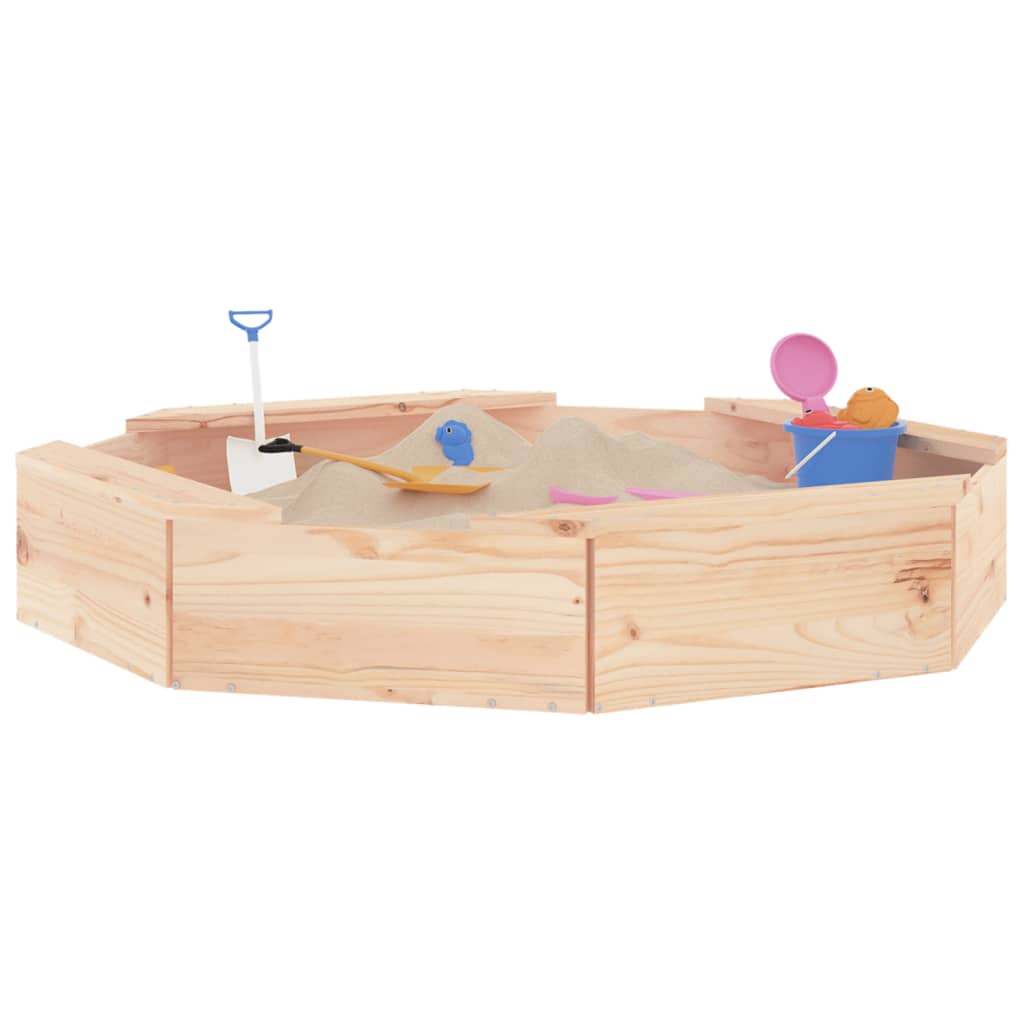 🏖️ HOLZ-SANDBOX – Natürlicher Sandkasten aus massivem Kiefernholz