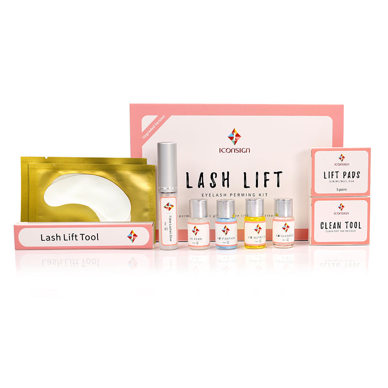 Upgrade Version Lash Lift Kit ICONSIGN Lifting Perm Eyelash Eyes Makeup Tools Homeeins