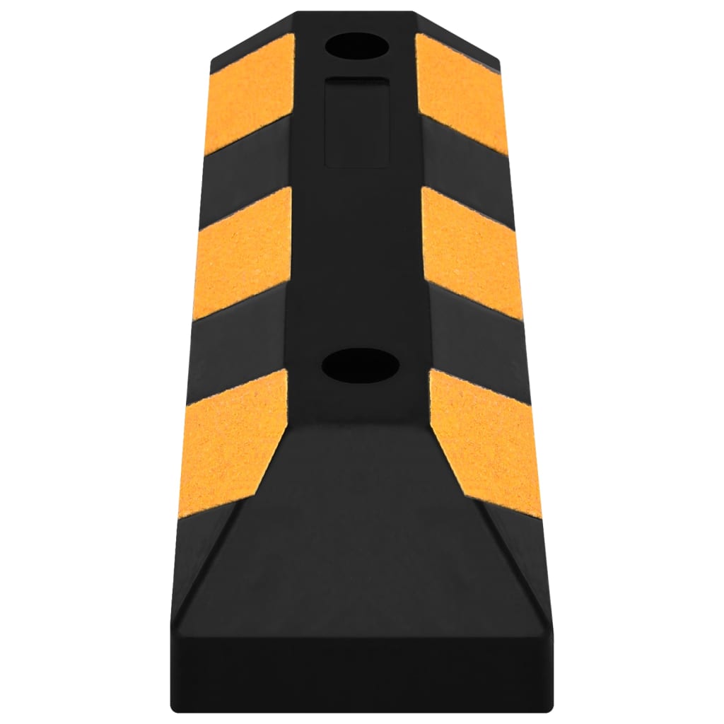 Reflective Parking Blocks, 2 pcs., 56x15x10 cm, Rubber Homeeins