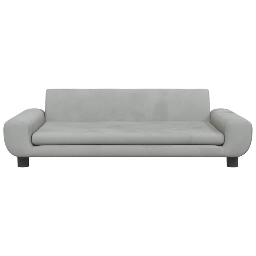 Luxus Hunde-Sofa mit Beinen – Erhöhter Schlafplatz aus Samt, stabil bis 50 kg, modernes Design