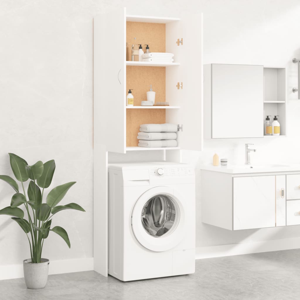 🚿 HOHER WASCHMASCHINENSCHRANK – Maximaler Stauraum auf schlanker Fläche