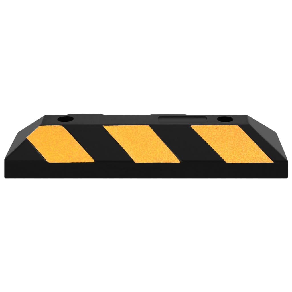 Reflective Parking Blocks, 2 pcs., 56x15x10 cm, Rubber Homeeins