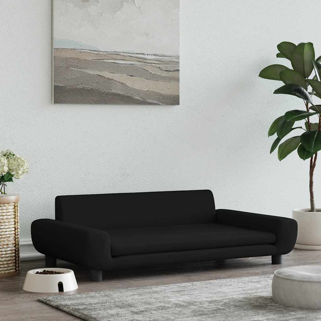 Luxus Hunde-Sofa mit Beinen – Erhöhter Schlafplatz aus Samt, stabil bis 50 kg, modernes Design