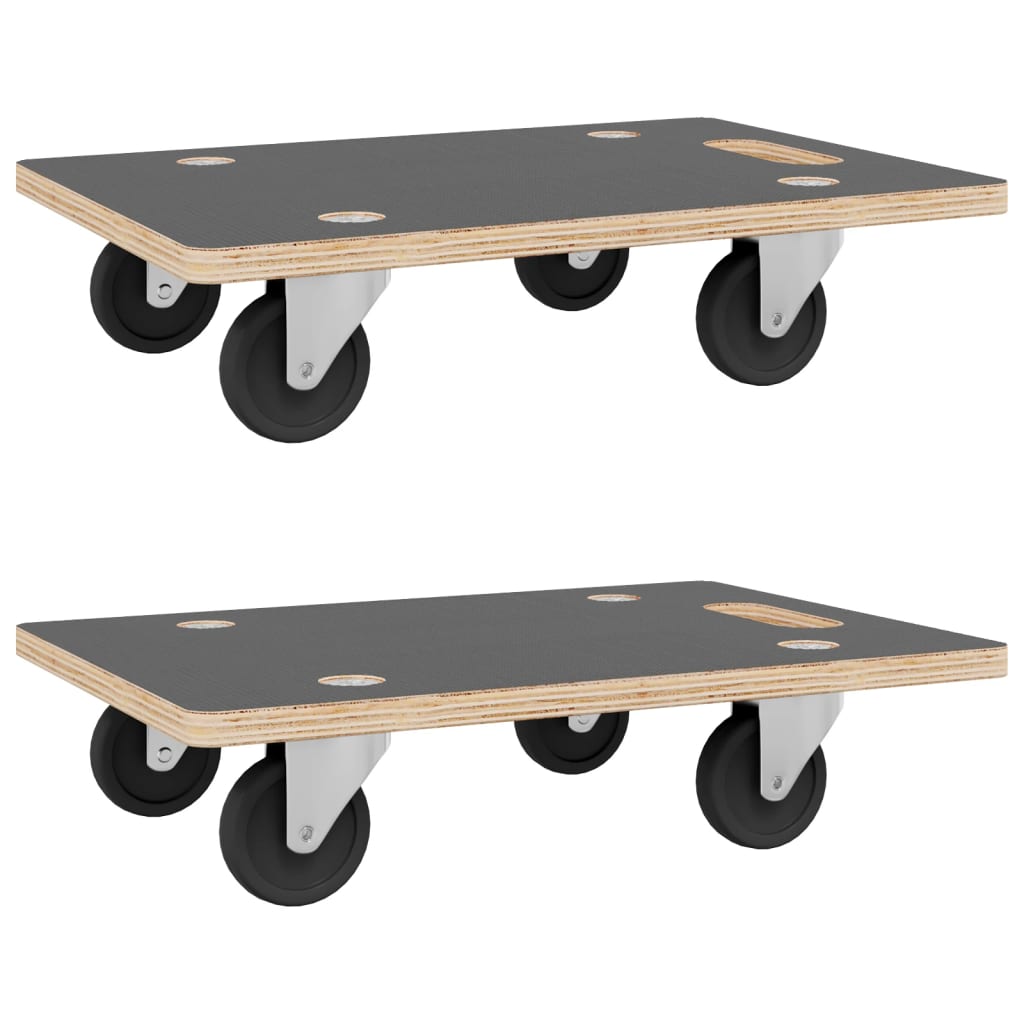 Transport Trolley 2 pcs. Rectangular 50x35x11.5 cm Homeeins