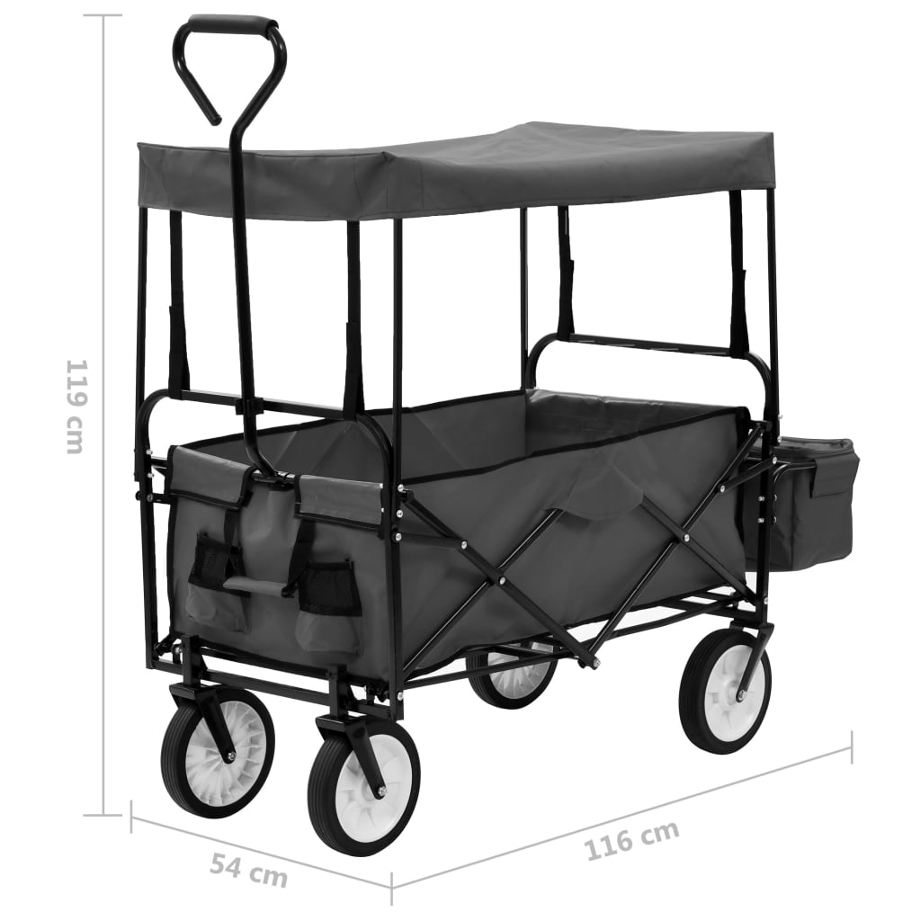 🛒 FOLD & GO HANDWAGEN – Faltbarer Transportwagen mit 75 kg Tragkraft