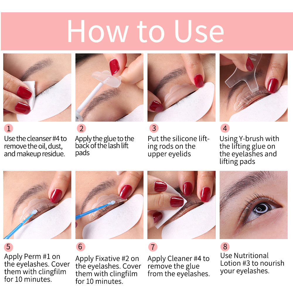 Dropshipping ICONSIGN Lash Lift Kit Lash Lifiting Eyelash Perming Kit Lash Curling Enhancer Eyes Makeup Tools Homeeins
