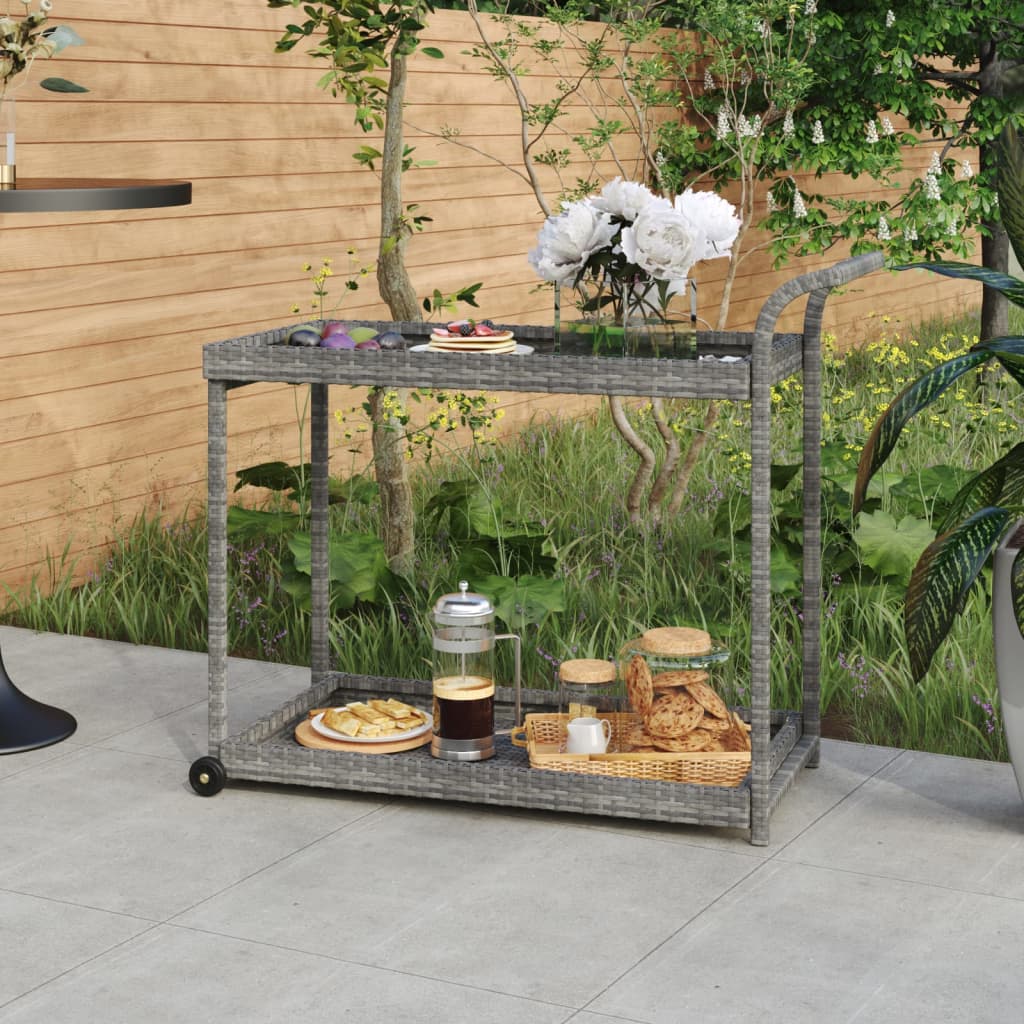 Multifunktionaler Servierwagen – 3 Ebenen, Ausziehbar & Mobil, Ideal für Küche, Wohnzimmer & Terrasse