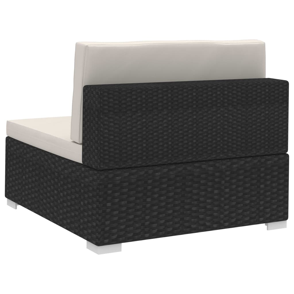 Outdoor Rattan-Ecksofa – Flexibel als 2-Sitzer, Wetterfest & Extra Komfort mit dicken Kissen