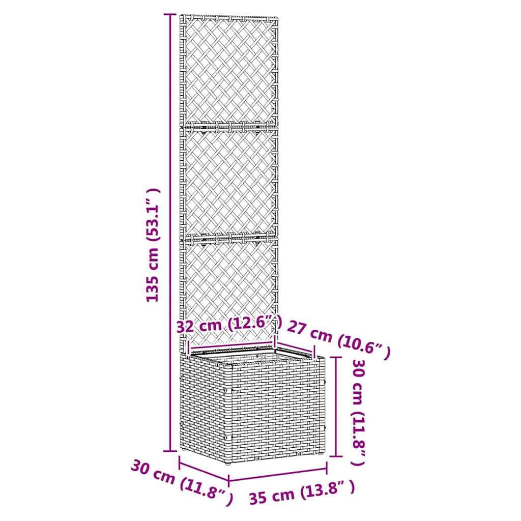 🪴 MODERN METAL PLANTER – Zeitloses Design für stilvolle Außenbereiche