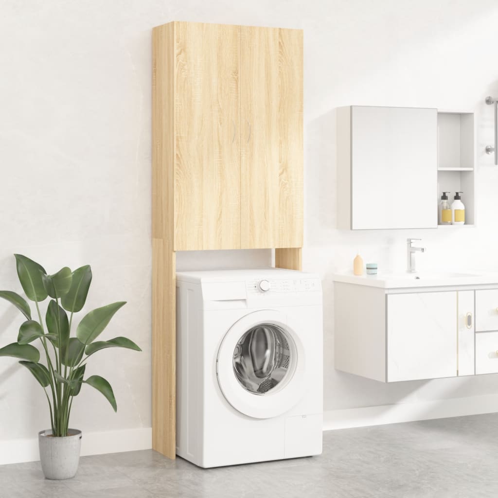 🚿 HOHER WASCHMASCHINENSCHRANK – Maximaler Stauraum auf schlanker Fläche