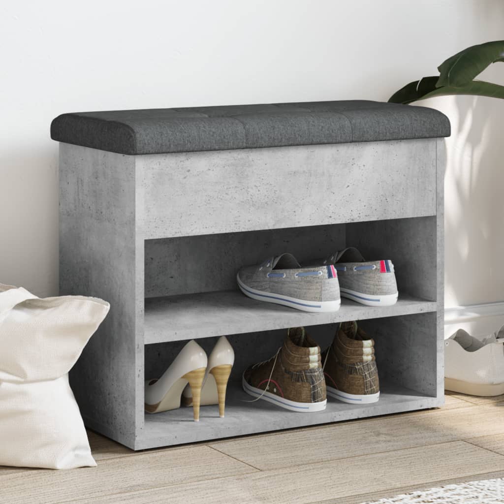 Moderne Schuhbank mit Sitzpolster – Platzsparende Flurbank mit Stauraum bis 110 kg belastbar