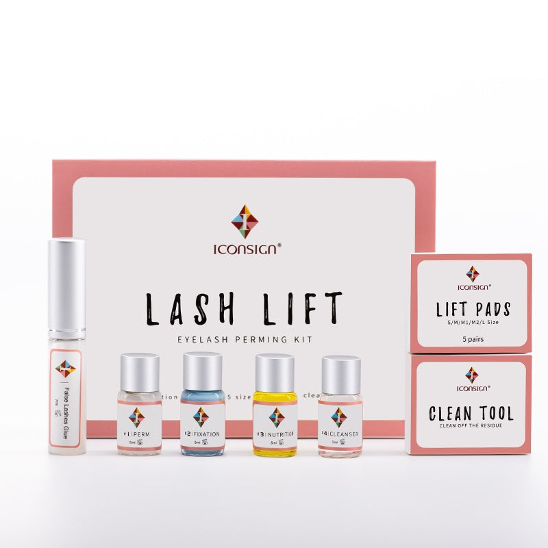 Dropshipping ICONSIGN Lash Lift Kit Lash Lifiting Eyelash Perming Kit Lash Curling Enhancer Eyes Makeup Tools Homeeins