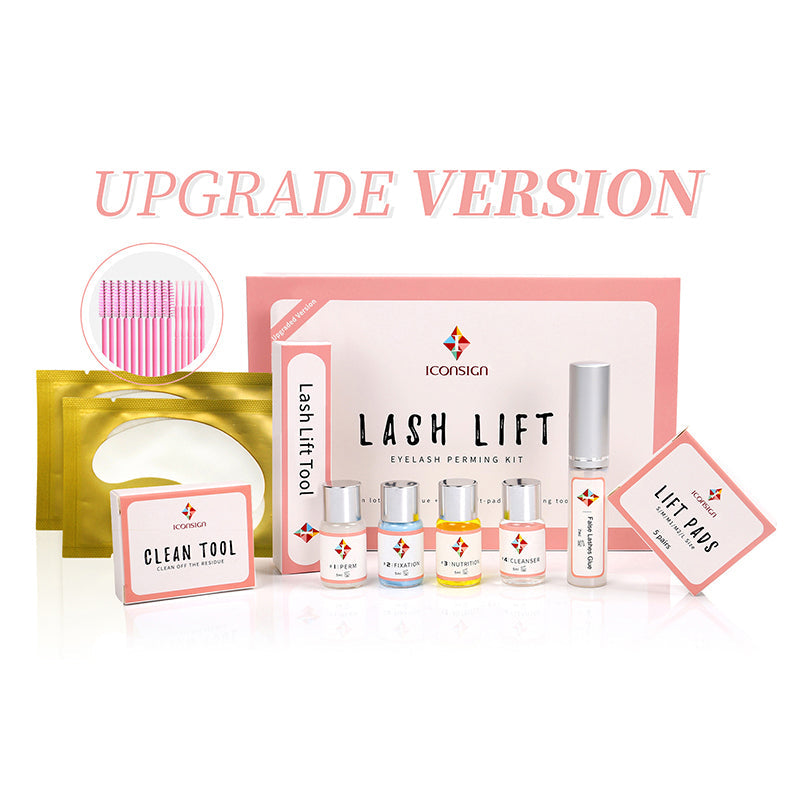 Upgrade Version Lash Lift Kit ICONSIGN Lifting Perm Eyelash Eyes Makeup Tools Homeeins