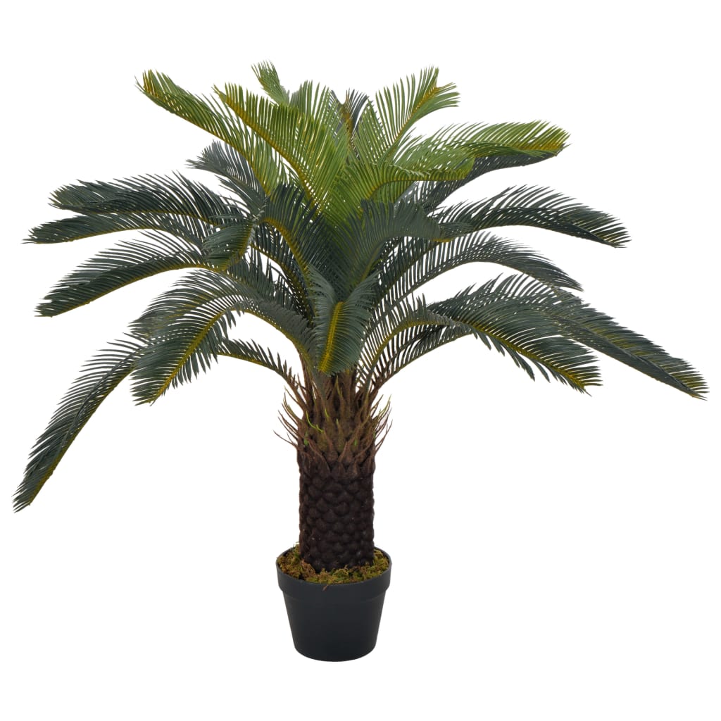 Künstliche Cycas Palme 90 cm – Realistische Deko für Zuhause & Büro, Immergrüner Akzent