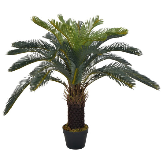 Künstliche Cycas Palme 90 cm – Realistische Deko für Zuhause & Büro, Immergrüner Akzent