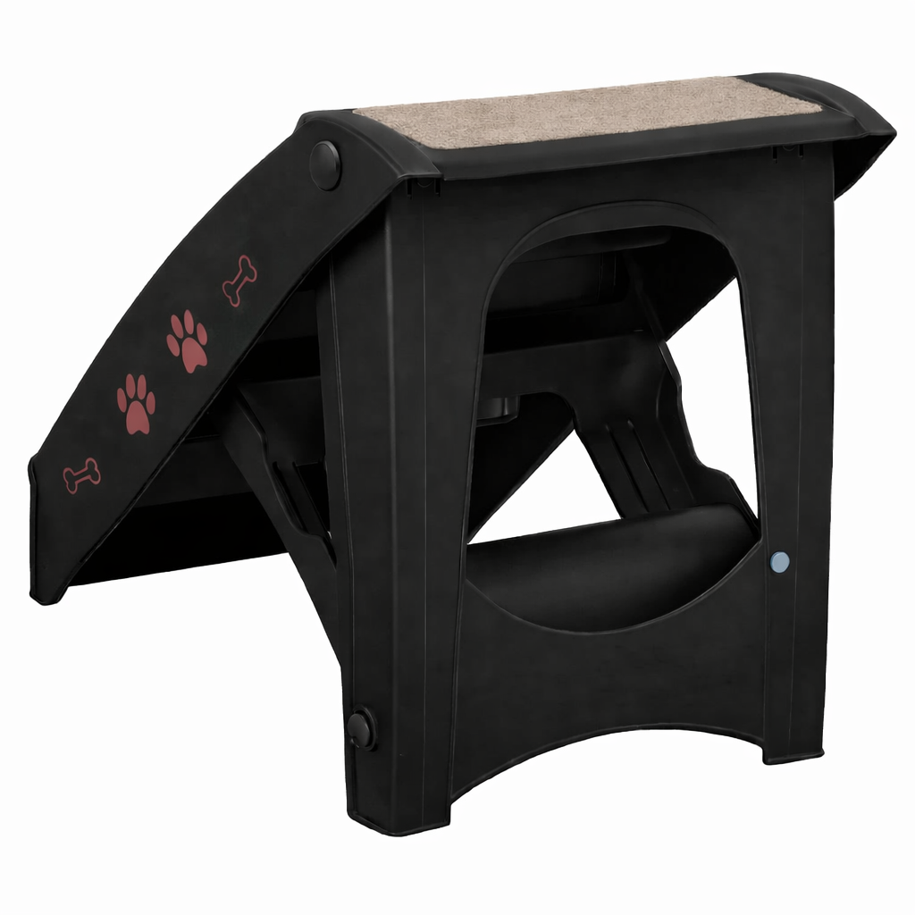 🐾 Nie mehr Springen! Faltbare Haustiertreppe für Hunde & Katzen Homeeins
