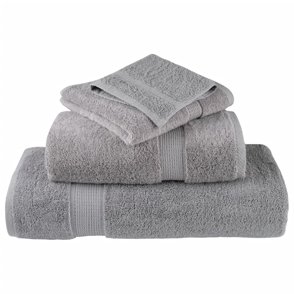 Premium Handtuch-Set aus 100 % Baumwolle – Extra weich, saugstark & langlebig (Hotelqualität)
