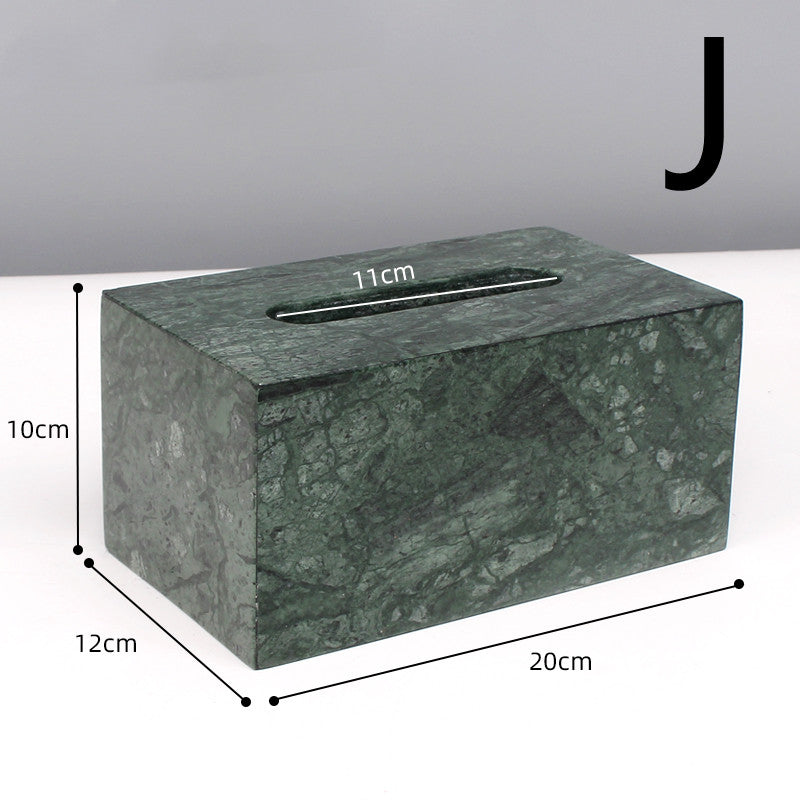 Natürlicher Marmor-Taschentuchbox Homeeins