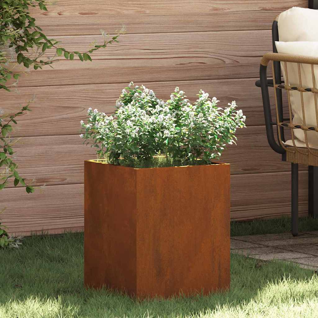 🪴 INDUSTRIAL EDGE PLANTER – Wetterfester Design-Pflanzkübel aus Stahl