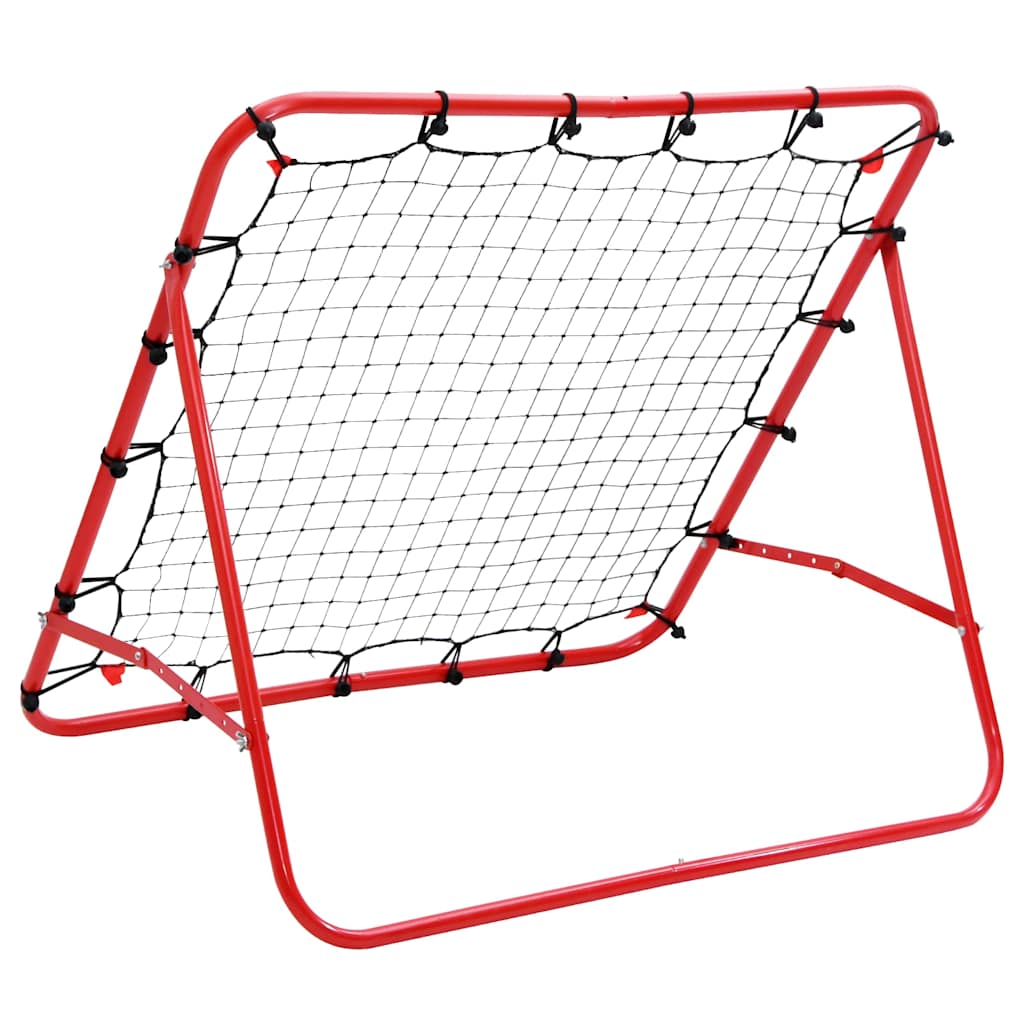 Kickback Net Goal – 4-fach verstellbarer Fußball Rebounder, Stabiler Stahlrahmen, Faltbar & Transportabel, Perfekt für Training und Skill-Verbesserung!