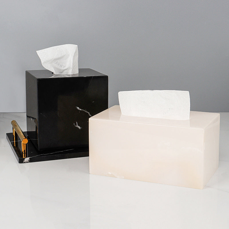 Natürlicher Marmor-Taschentuchbox Homeeins