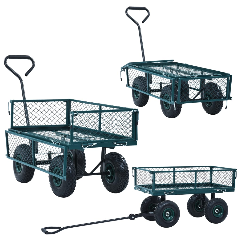 🛠️ HEAVY DUTY GARTENWAGEN – Extrem belastbarer Transportwagen aus Stahl