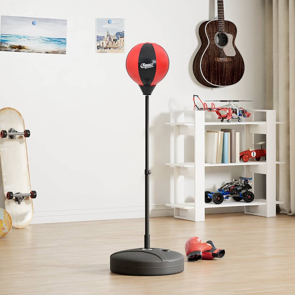 Punching Bag Set – Höhenverstellbar, Mit Handschuhen, Ideal für Anfänger, Boxsack mit Ständer & Pumpe, Perfekt für Stressabbau und Fitness