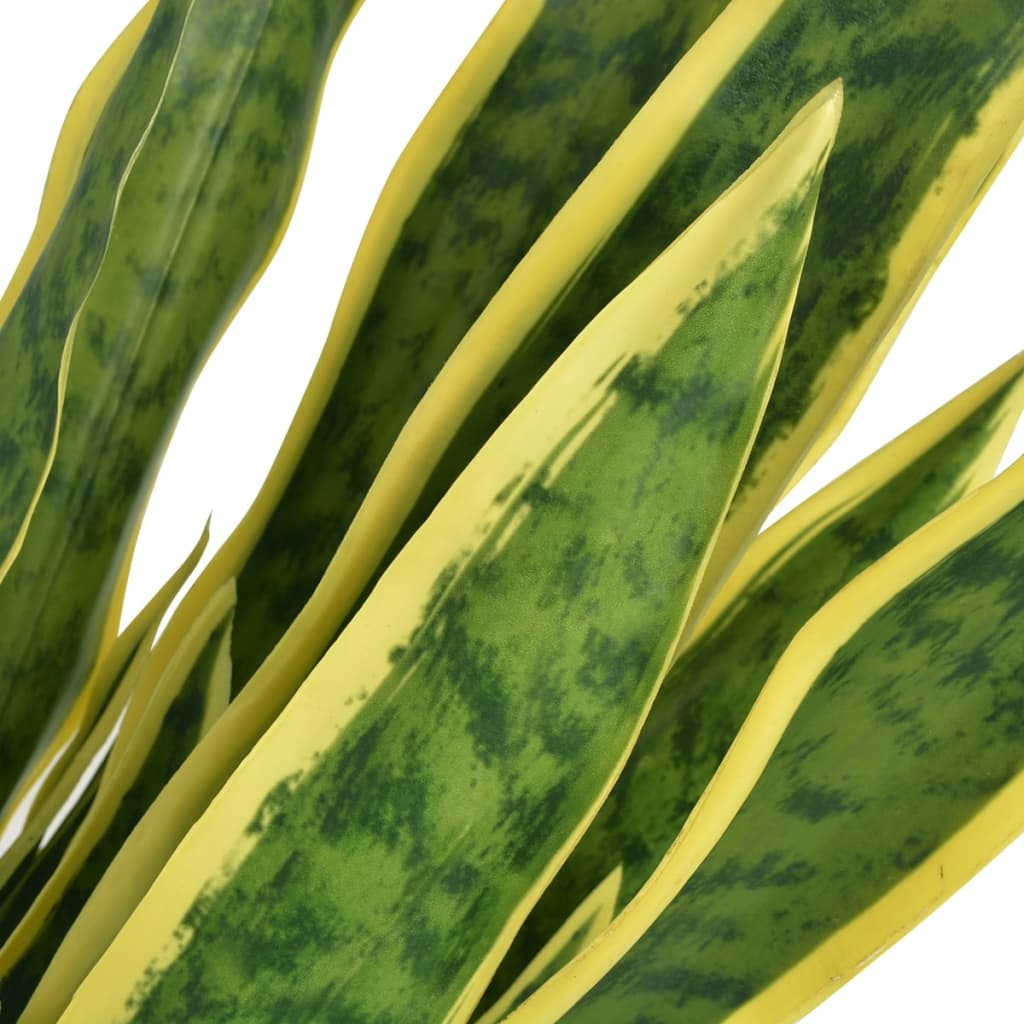 Künstliche Sansevieria / Taro Pflanze – Realistische Design-Zimmerpflanze mit Topf, pflegefrei
