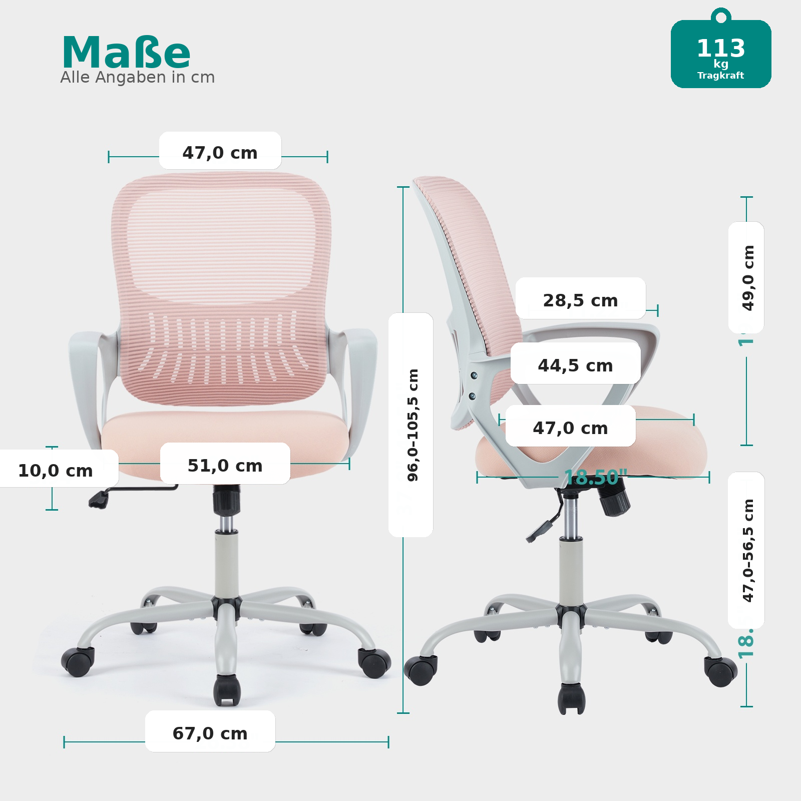 Arbeiten ohne Rückenschmerzen – Ergonomischer Hochstuhl mit Fußstütze & 360° Drehung Mein Shop