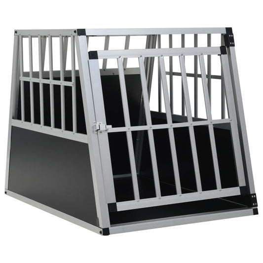 dog transport box with single door 65 x 91 x Homeeins