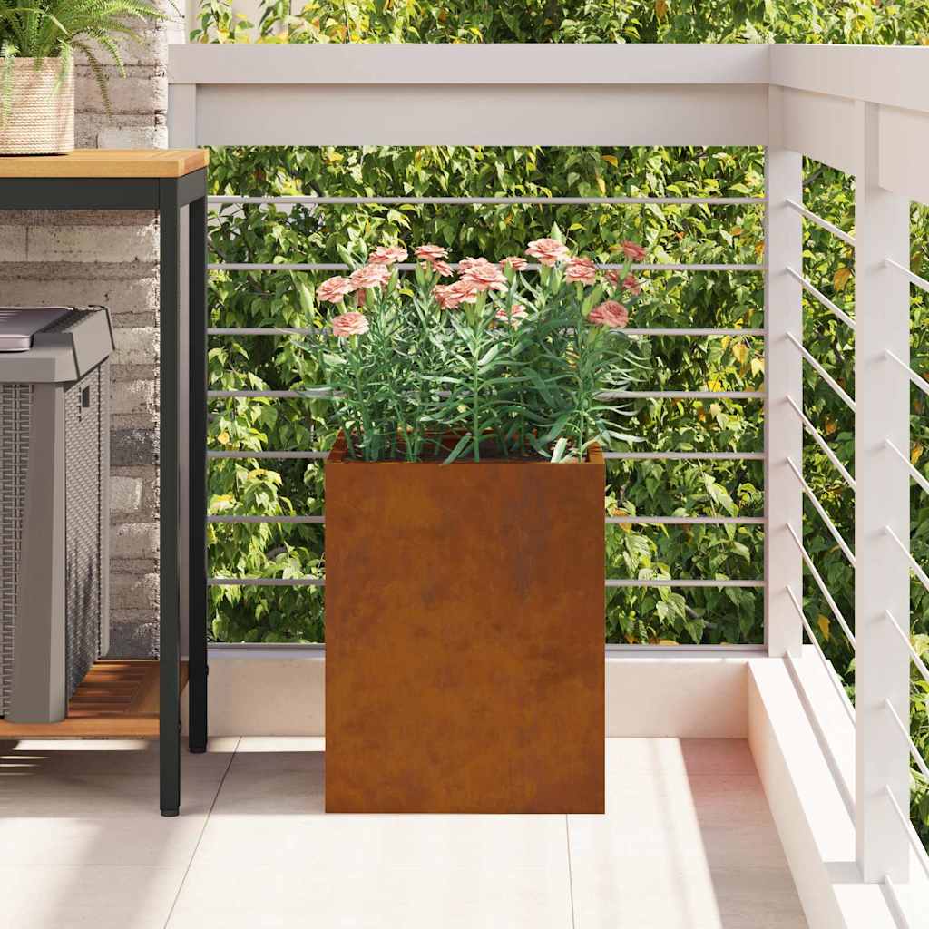 🪴 INDUSTRIAL EDGE PLANTER – Wetterfester Design-Pflanzkübel aus Stahl