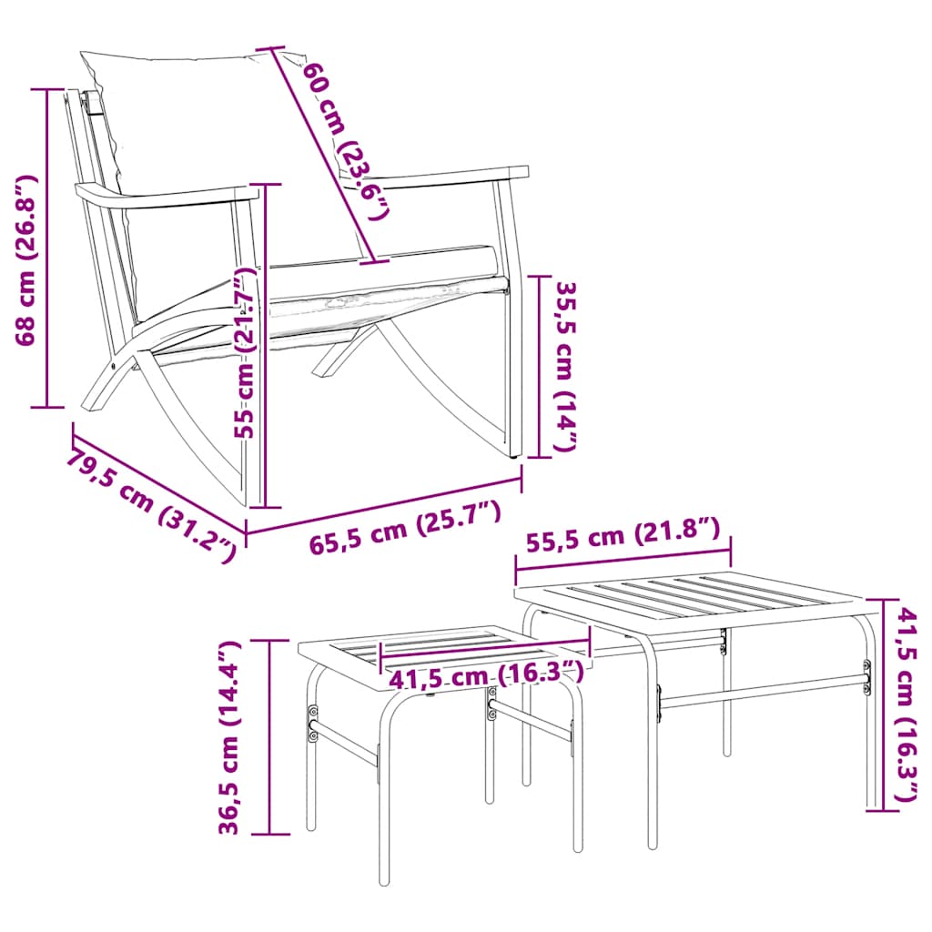 Dein neuer Lieblingsplatz im Freien – Komfortables Balkon- & Terrassenmöbel-Set im modernen Design
