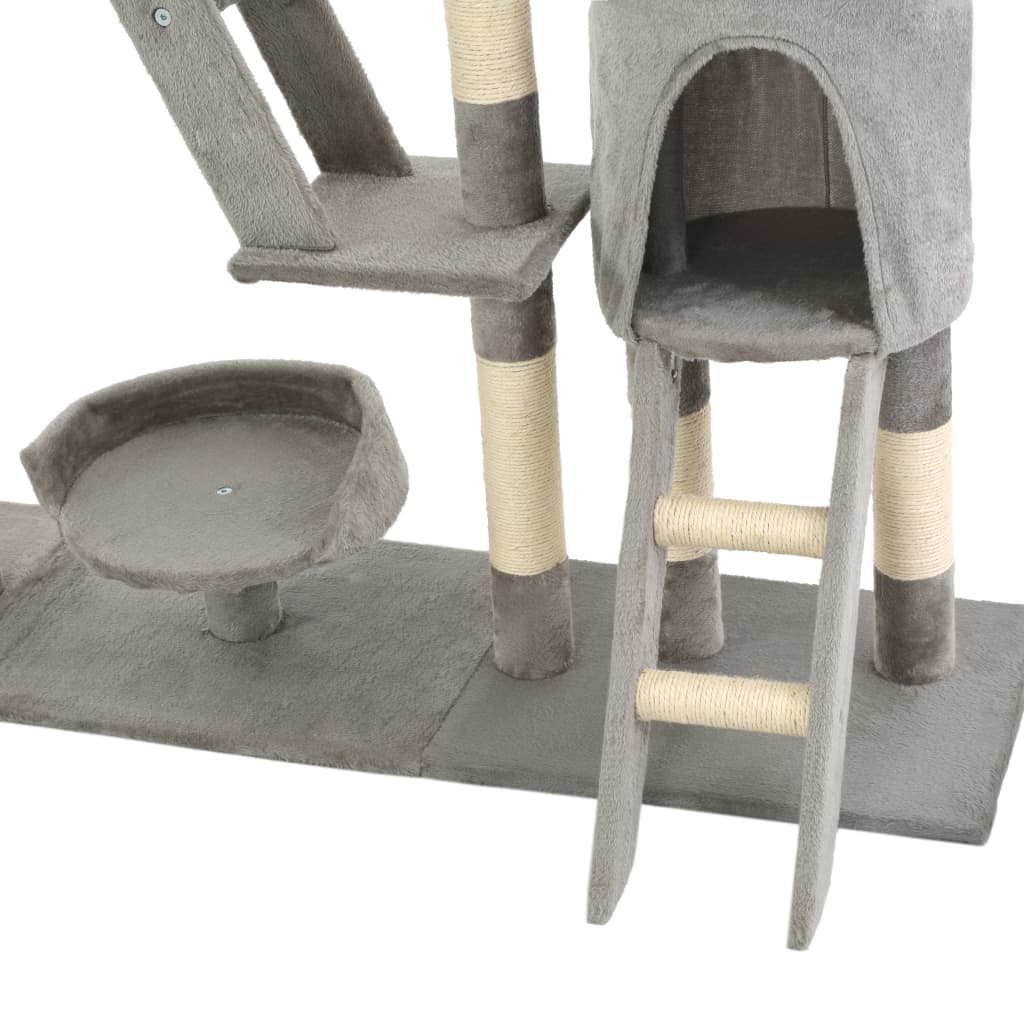 Cat Tree with Sisal Scratching Posts 230 - 250 cm Homeeins