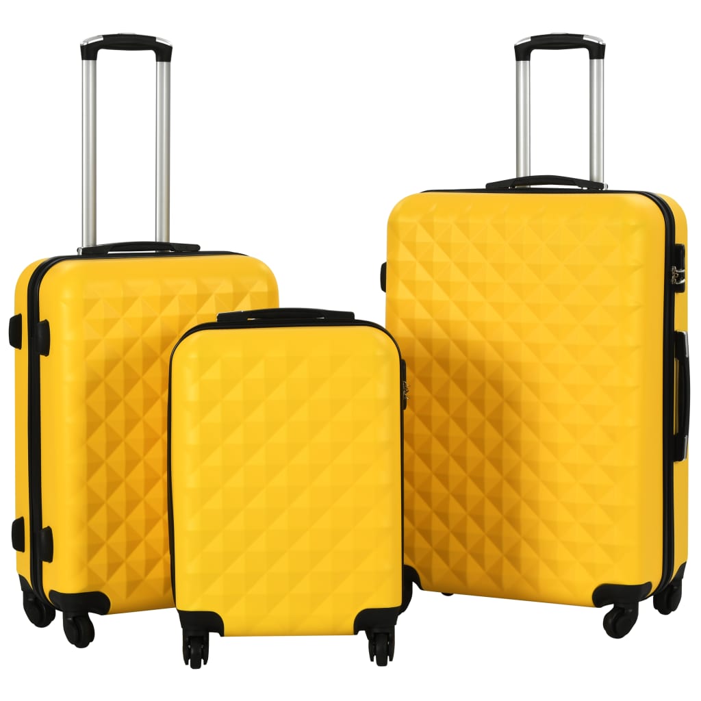 3-teiliges Hartschalen-Kofferset – Leicht, Robust & 360° Rollen, Perfekt für Reisen, Business & Urlaub