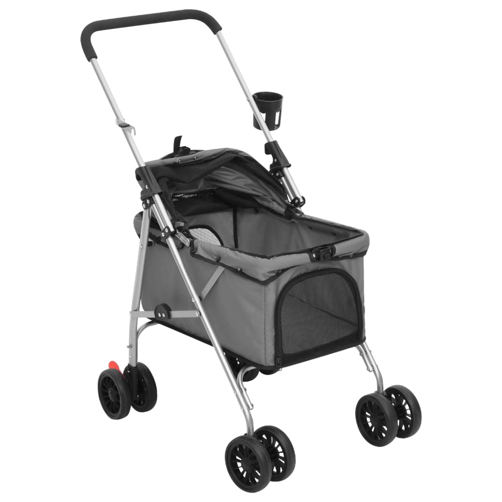 Hunde-Buggy faltbar – Komfortabler Tierwagen für Hunde & Katzen, leicht & sicher (bis 15 kg)
