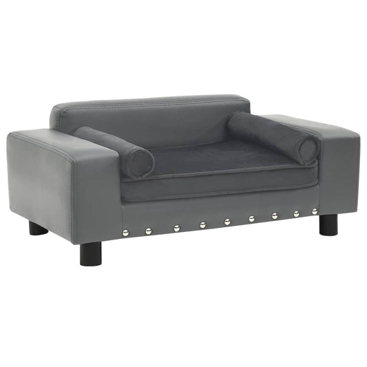 Luxus Haustier-Sofa aus Kunstleder – Waschbares Kuschelkissen, rutschfest & extra bequem